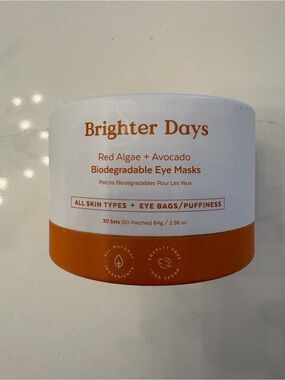 Three Ships Red Algae + Avocado Biodegradable Eye Masks